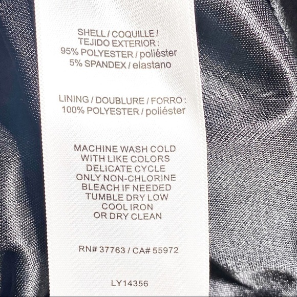 LAUNDRY BY SHELLI SEGAL Calypso Stretchy V-Back Mini Shift Dress, Size XS - Picture 8 of 10